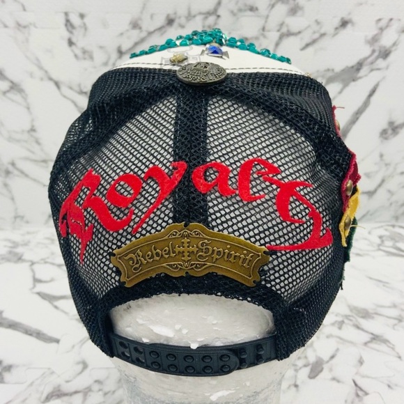 Men’s Lion King Rhinestone Trucker Hat by Rebel Spirit
